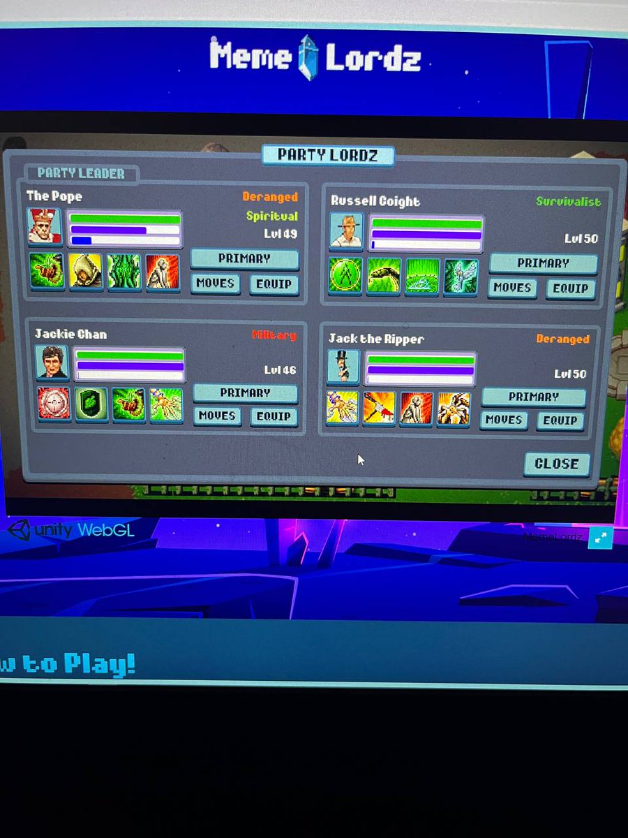 pahna's tweet photo. @realrobertcroak Gaming does seem like a great fit.  Some issues with platform bias but overall in-game usage and leveled-up NFT game characters for sale is good fit.  

I'm looking at low caps w/ built out products.  The retro feel and 100+ hrs of content @MemeLordzRPG  + the meme appeal 👍👍 https://t.co/0Y0Bwwf5cL