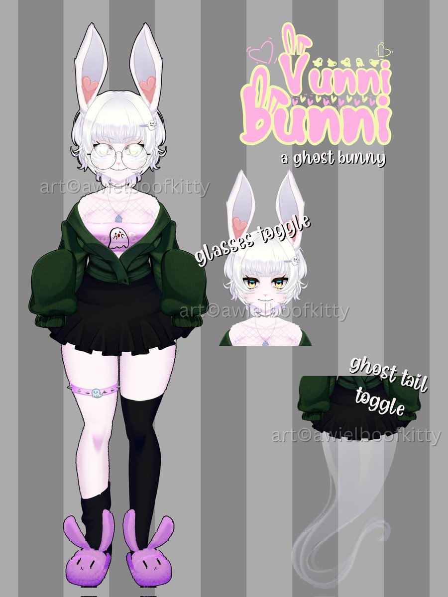 . • · •. ✶˚ . ·*✧* ˚ · . ·* . ✵. ✵ .·
Hi Hi! I'm Vunni Bunni I'm a sleepy ghost bunny vtuber here to haunt your dreams~ mmn~ after my nap that is~
. • · •. ✶˚ . ·*✧* ˚ · . ·* . ✵. ✵ .·

Art tag: #VunniArt
🔞 Art tag: #Vunussy 
#Vtuber #VtubersUprising