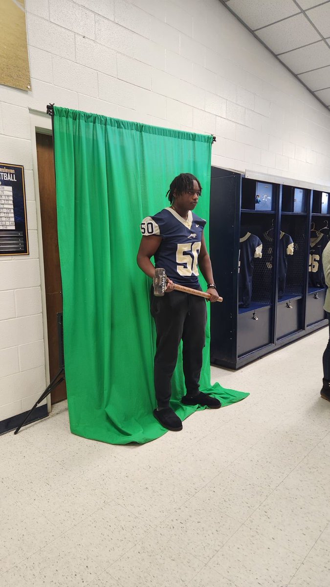 #AGTG after a great visit and conversation with <a href="/Q_Tobias41/">Coach Quinn Tobias</a>, I am blessed to receive an offer from <a href="/NCWesleyanFB/">NC Wesleyan Football</a> <a href="/CoachMcKinneyJr/">Quincy McKinney Jr., M.S.</a> <a href="/FBRecruitLRHS/">Leesville Rd High School Football Recruiting</a> <a href="/LeesvilleFB/">Pride Football</a> <a href="/TrenchesElite/">Trenches Elite OL/DL Training</a>