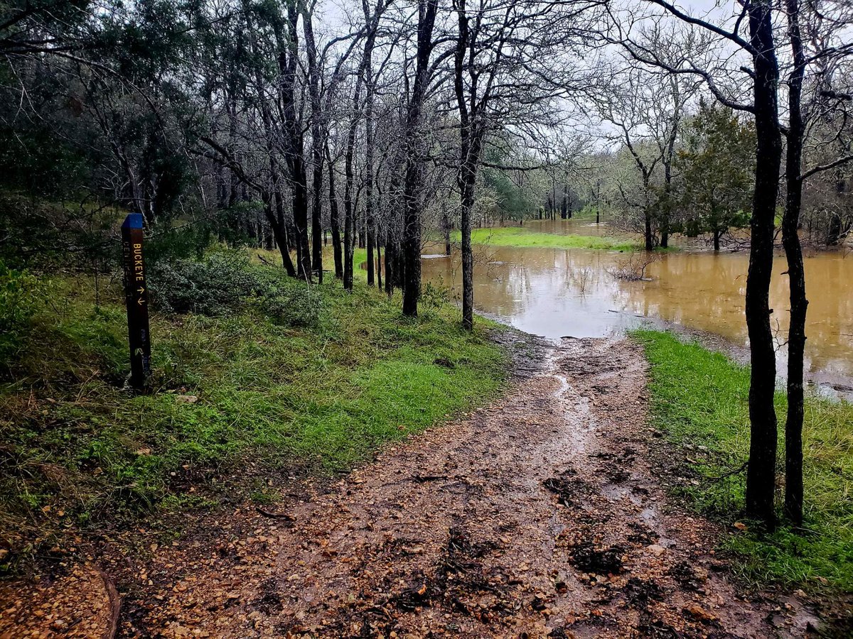 CityofSanMarcos's tweet photo. 🚨🌧 Due to heavy rainfalls, upper and lower Purgatory Creek Natural Area, Spring Lake Natural Area, and the road leading to Children’s Park are closed. Crews are monitoring conditions and will reopen when safe. https://t.co/HXrBObq4AH