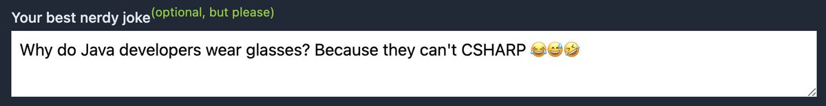 clarkalesna's tweet image. Whoever created the registration form, just gave me more excuse to tell this joke 😂

#SEESHARP #Cardano $ADA