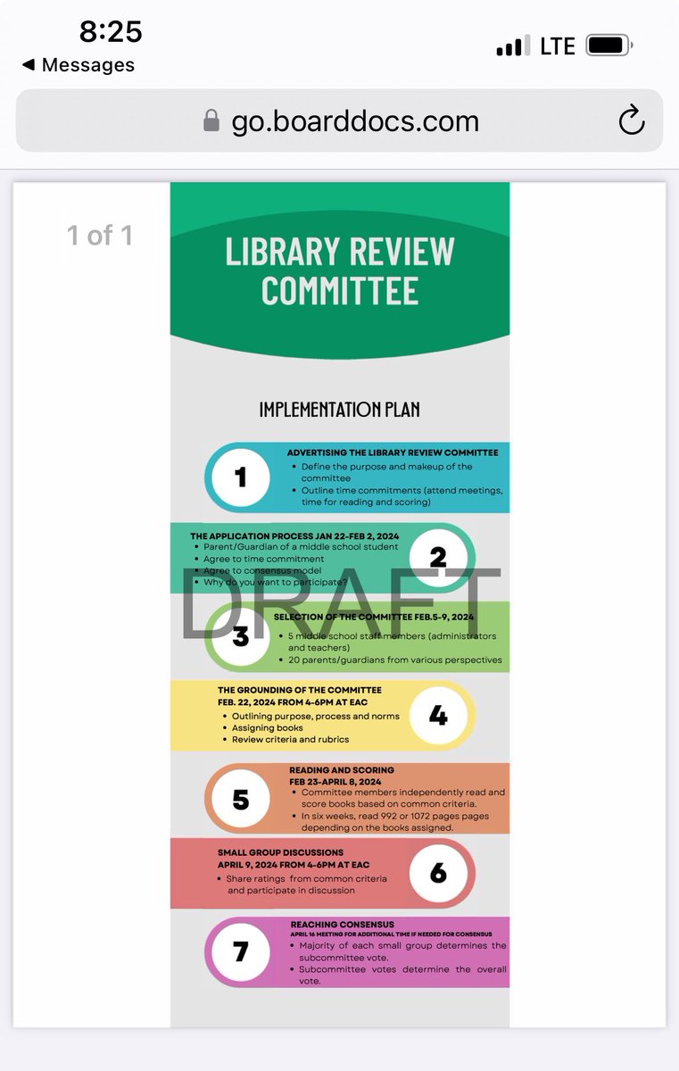 dofdco's tweet photo. The @AcademyD20 Superintendent rolled out a library review committee at the 1/18 board meeting… which was news to their librarian staff. https://t.co/fw6RKH2JjH