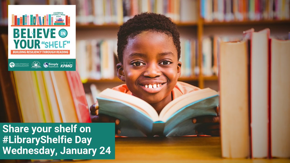 Believe in your 'shelf'! As part of Celebrate Literacy Week, share your favorite books on your favorite shelf tomorrow on #LibraryShelfie Day! What are you reading? Tag @CDLocps and #OCPSreads