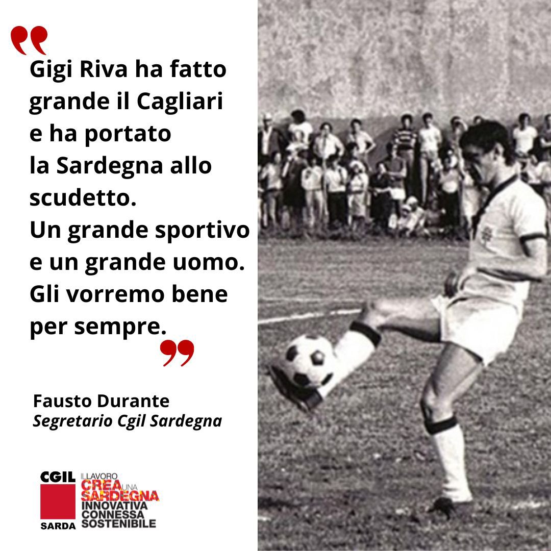 Addio a Gigi Riva, una grande sportivo, un grande uomo. #GigiRiva #RombodiTuono