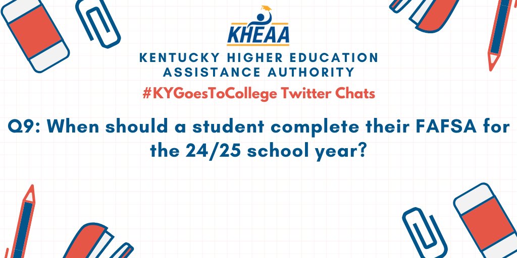 KHEAA's tweet photo. We know the who and what... the when is important too!! #KYGoesToCollege https://t.co/ExjS81SS0l