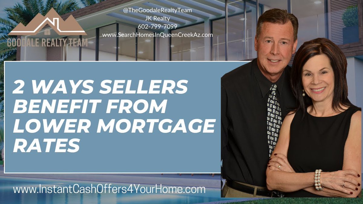 2 Ways Sellers Benefit from Lower Mortgage Rates #queencreekrealtor dlvr.it/T1kbl3