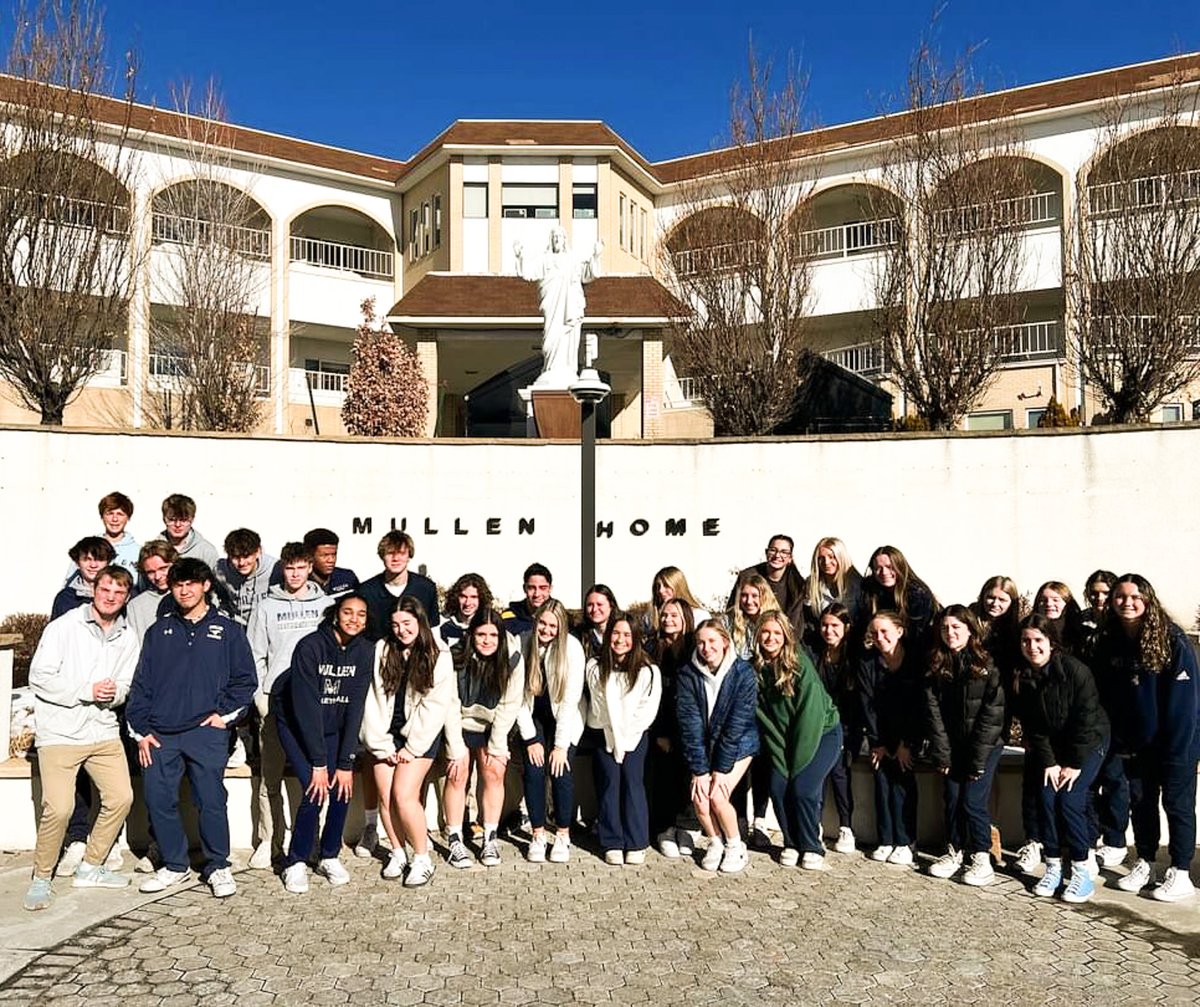 ICYMI: @MullenMustang  AT Mullen Home! At the end of December, we quickly moved to stand up the former Little Sisters of the Poor building as a migrant shelter. Last week, dozens of Mullen High School students helped with the fast-paced project by setting beds up and organizing.