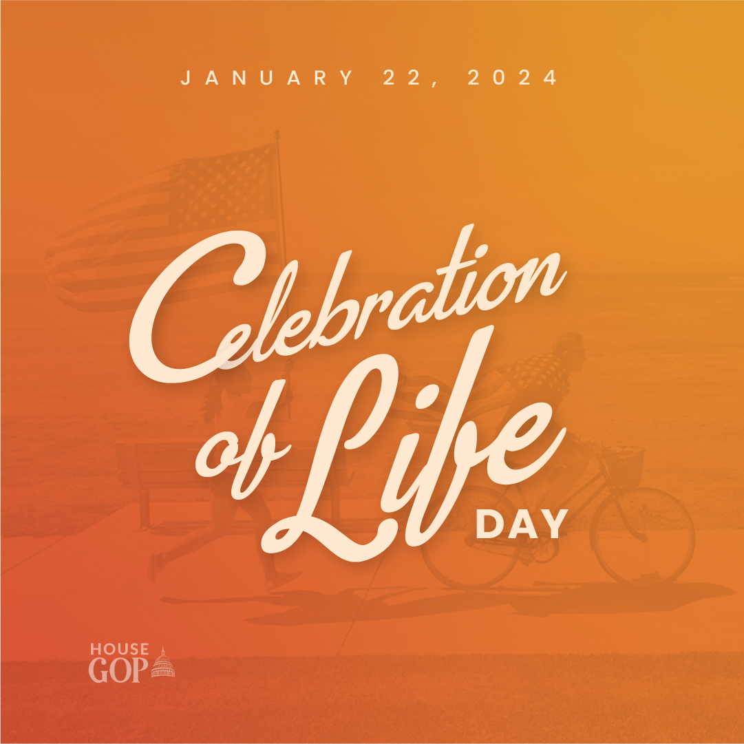 As a father of seven, I know firsthand just how much of a blessing a child is. That’s why I am committed to fighting for our nation’s families. Happy Celebration of Life Day!