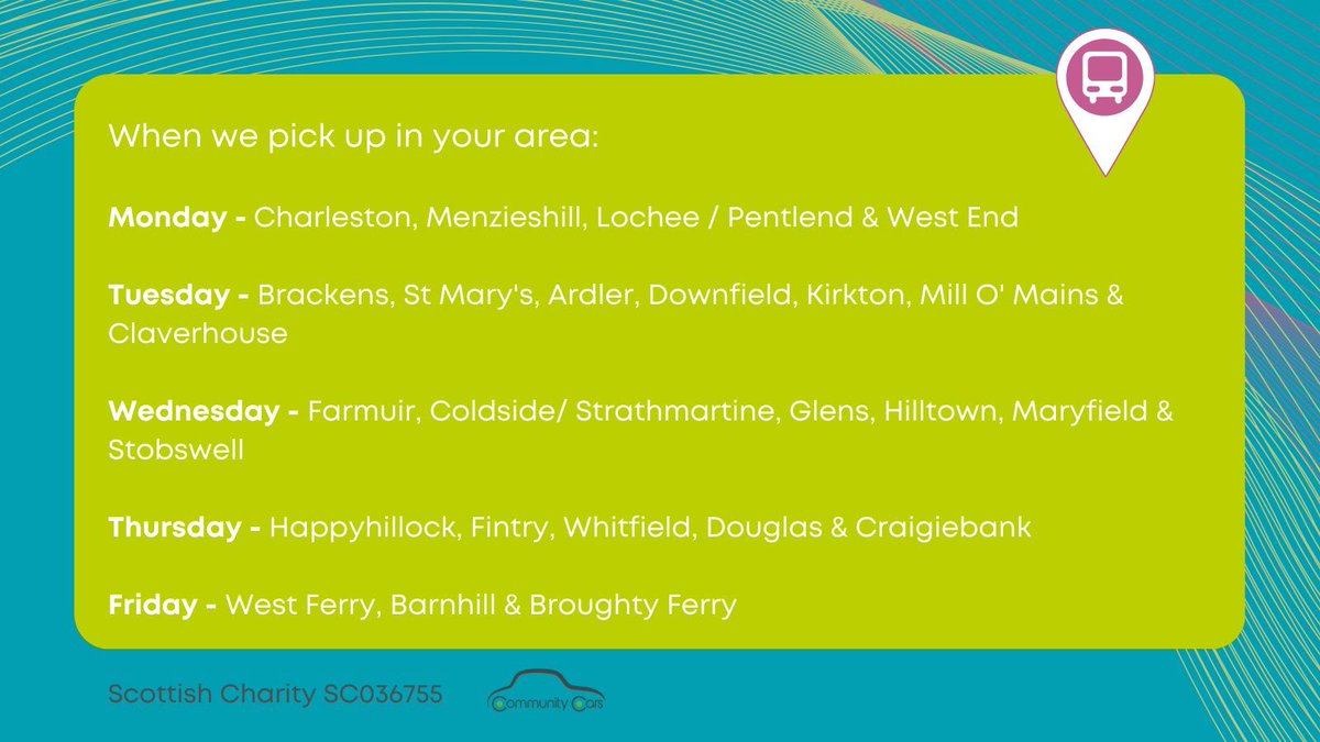 Over 65 in Dundee? The February Out &amp; About Bus Timetable is here! Don't miss out on FREE bus travel for some fun days out - you'll be picked up and dropped off at your door all absolutely FREE of charge!

Call 01382 305750/305721 this week to book!

#Dundee #ThingsToDoDundee