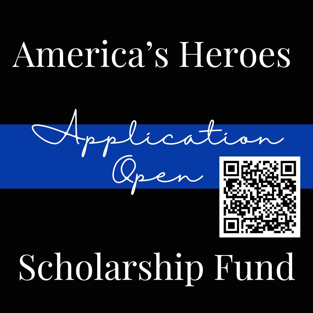 Our scholarship application is OPEN! For the teens and spouses of fallen law enforcement.🖤💙🖤

Application closes 2/7/24

learnmore.scholarsapply.org/americasheroes/

Please share! We are honoring 3 scholarships this year! $10,000 a year for 4 years as long as you stay eligible.