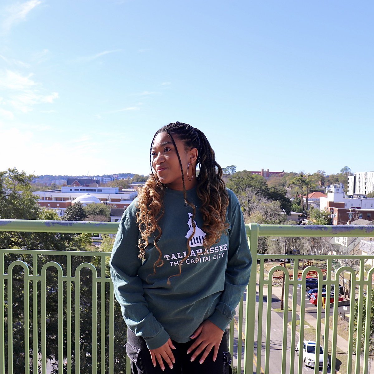 TLHDowntown's tweet photo. Exciting News Alert! 📣

Introducing our brand new Tallahassee merch collection! Show your love for the capital city in style.🕶️🩵

We’re currently fixing some bugs on our website so for now, send us a DM or stop by our office to pick up new swag! https://t.co/7BrGachuci