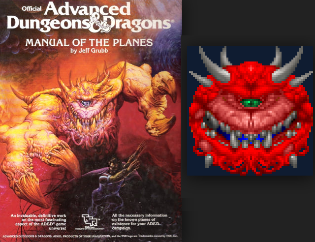 "You shouldn't play Palworld because they blatantly ripped off creature designs from Pokemon!"

Meanwhile the most iconic monster in one of the most important video games of all time and the grandfather of all first-person shooters: