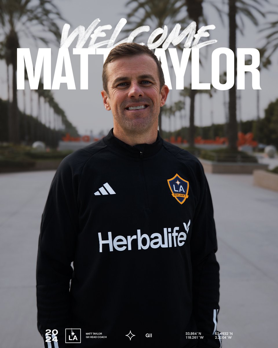 Welcome home 💫 Matt Taylor has been named Head Coach of #LosDos 📰: bit.ly/490D4rk