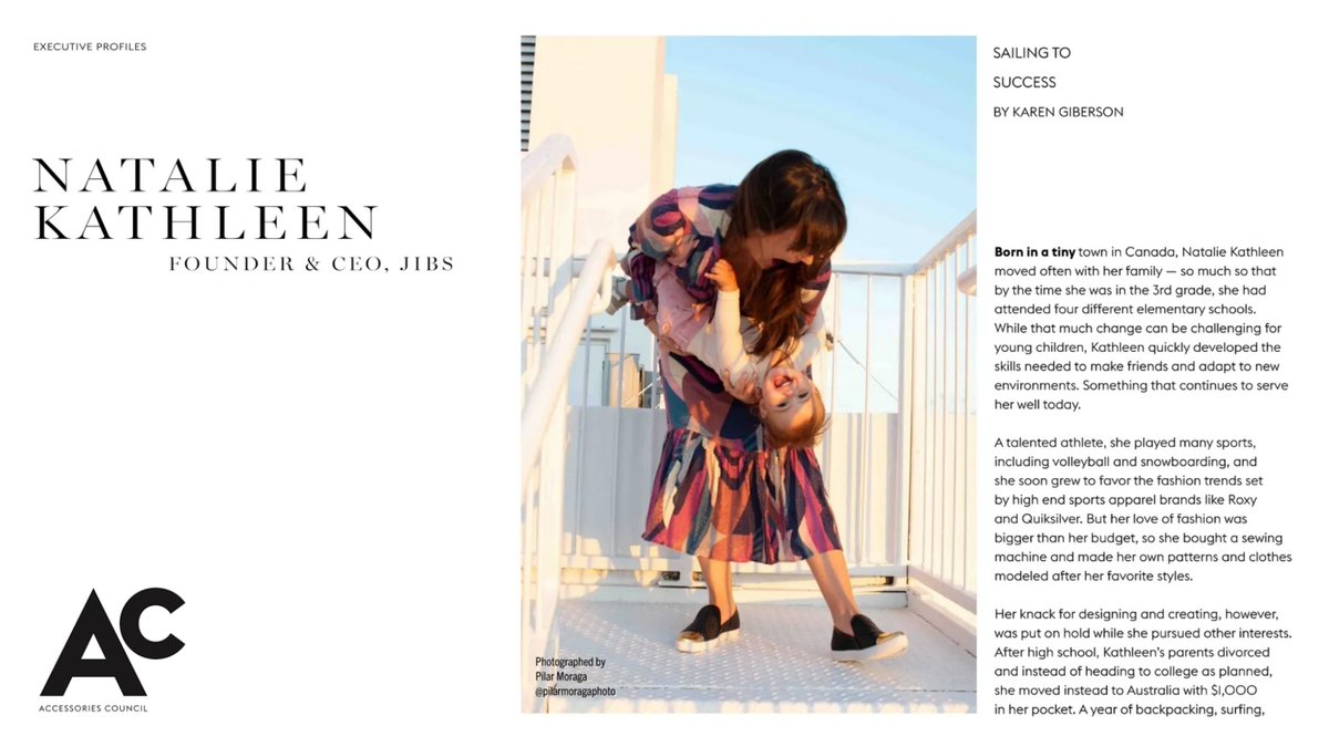 Embark on the inspiring journey of <a href="/natkathleen/">Natalie Kathleen</a>, Jibs founder! From Sienna Ray handbags to eco-friendly Jibs shoes, she's embraced intuition and championed sustainability. Read her story in <a href="/AccessoryNews/">Accessories Council</a> acmagazine.accessoriescouncil.org/winter-2024?m=… #JibsJourney #SustainableFashion