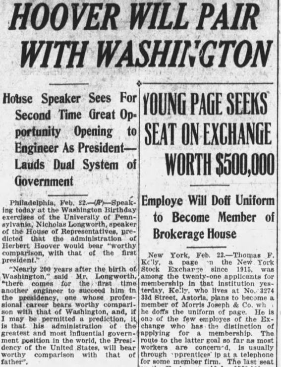 KeithBeutler's tweet photo. ...That not-so-prescient prediction by House Speaker Longworth in 1929 that Herbert Hoover's administration would be as honored in American memory as George Washington's: https://t.co/8lcwYOZ6GD