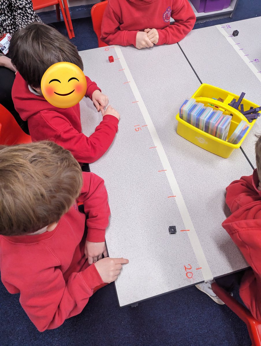 ArchibaldFirst's tweet photo. The children in Year 1 had a great maths lesson today. They practised placing numbers on a number line and managed to do this on number lines with different starting and end points and those where not every number was marked. Fantastic work Year 1! #AFSmaths https://t.co/ualcbscVsd