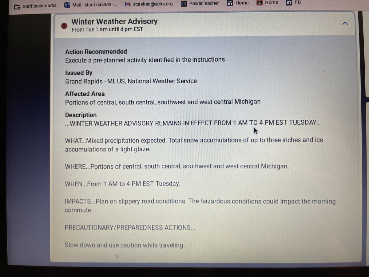scashen's tweet photo. 1° difference will determine whether or not we have an ice day tomorrow. 50-50 chance still do your homework and set your alarms! But I’ll say YES to an ice day. https://t.co/CNUUvn7Rmh
