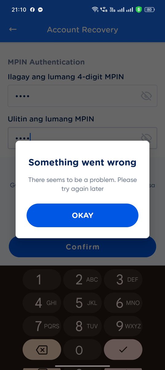 KythTraya's tweet photo. @gcashofficial Help me with this. 6 days already i cannot open my account! https://t.co/SsucIWnAXi