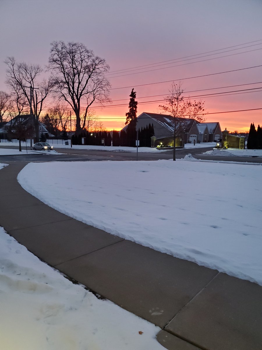 Sunrise at The Fort this morning.