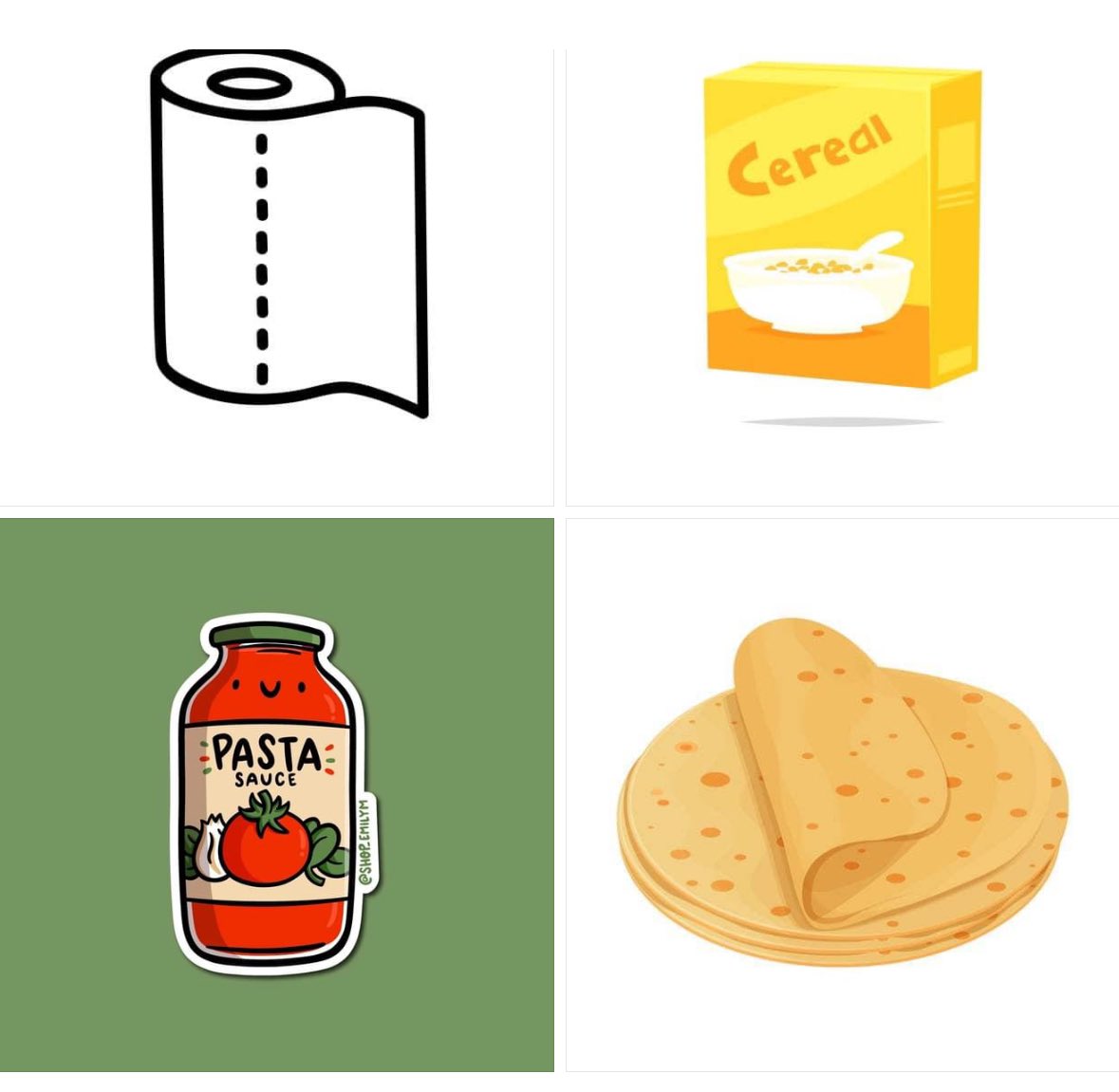 If you happen to be out shopping, our pantry could REALLY use the following items: Paper towels, ALL kinds of cereal, Pasta sauce (cans or plastic jars only, NO glass), &amp; Soft Tortillas 

Thank you in advance!

A yellow bin is outside our door for your convenience. 
🧡💚💙