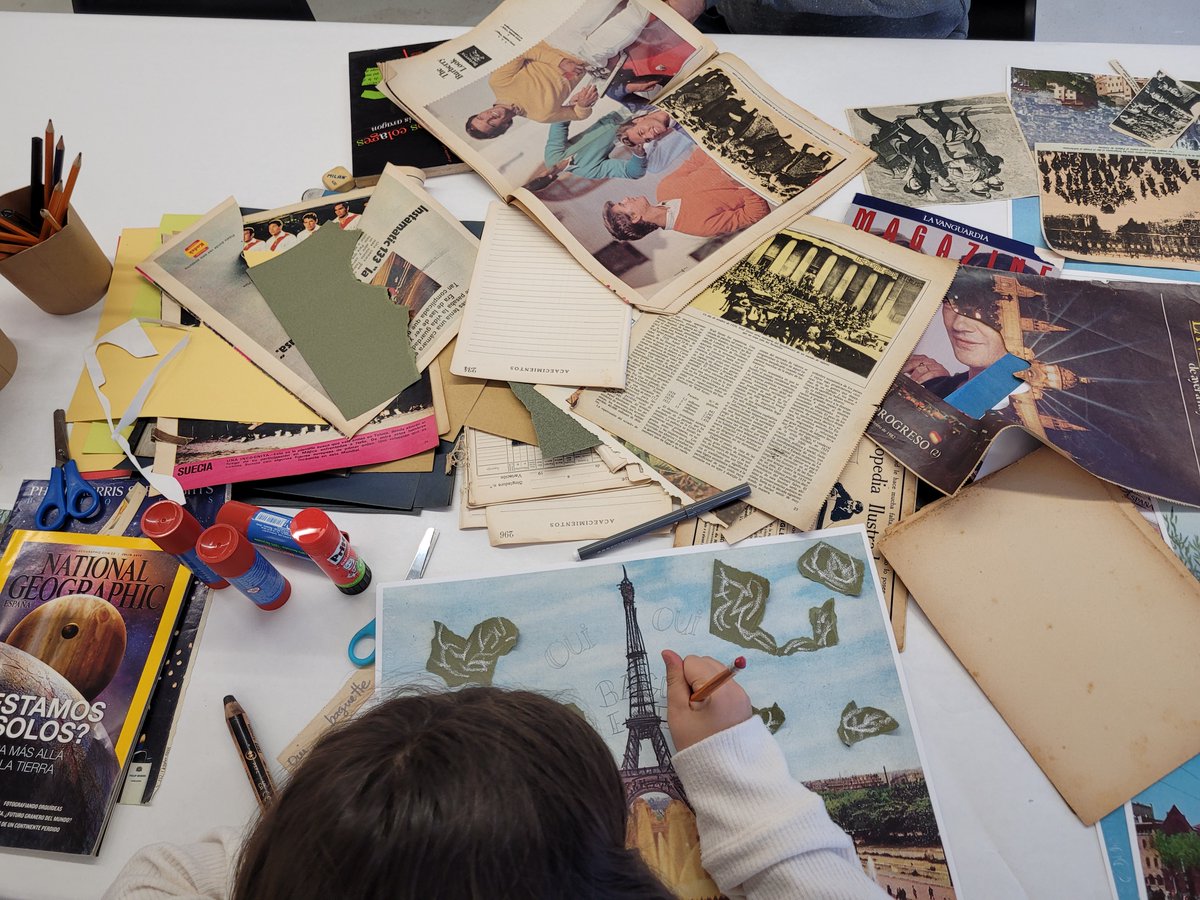 fundaciomiro's tweet photo. 🗣️ Què diríem a Picasso des de l'actualitat?

✉️ Vine al taller creatiu i familiar en el qual utilitzarem postals, paper de vidre, papers pautats, sobres o revistes actuals per crear possibles missatges entre #MiróPicasso.

🟢 28 de gener a les 11 h
🎟️ https://t.co/CNzREpTDGW https://t.co/lbqCcMX39z