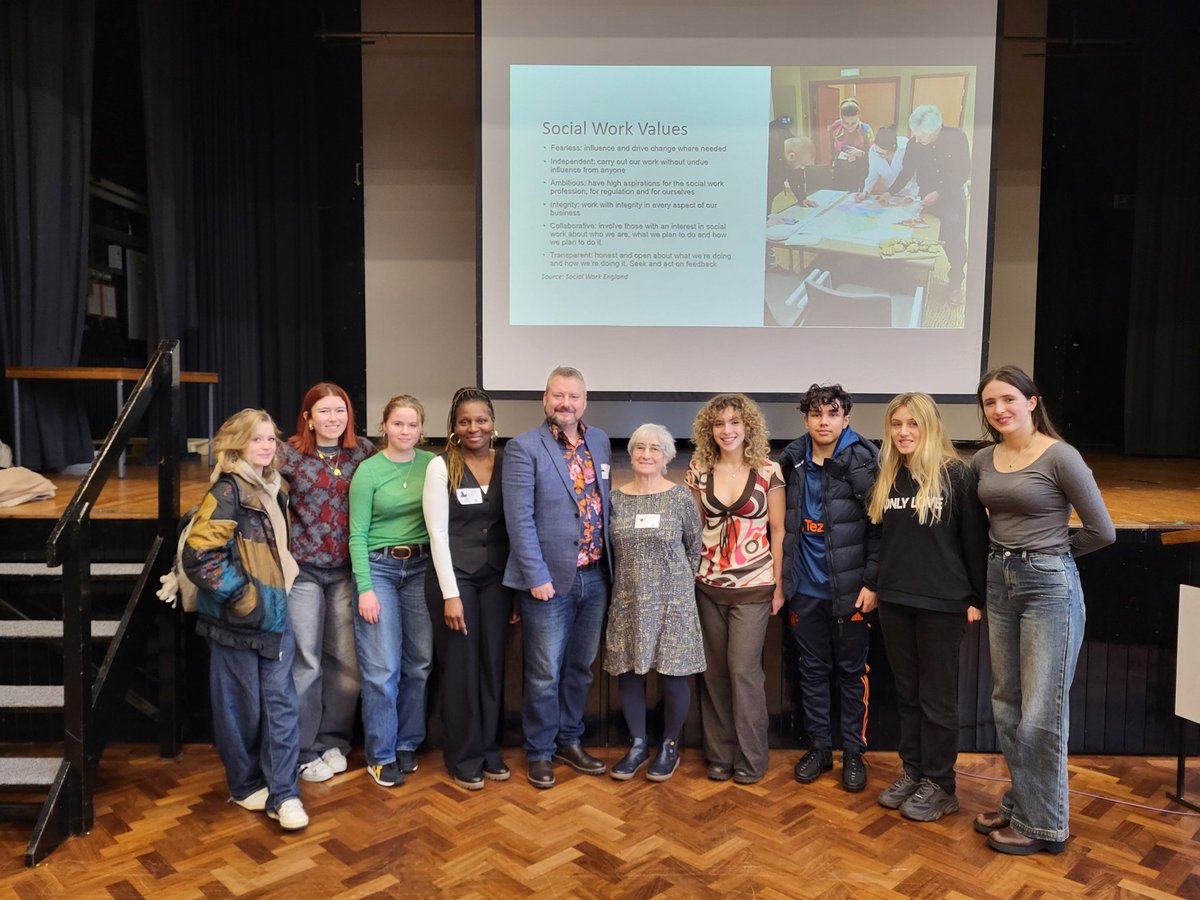 Thanks to Robert, Juliana and Adi for telling us about their careers in social work and sharing the many  positives as well as some of the challenges. A particular pleasure to show Adi around as she was a student at CSG in the 1960s