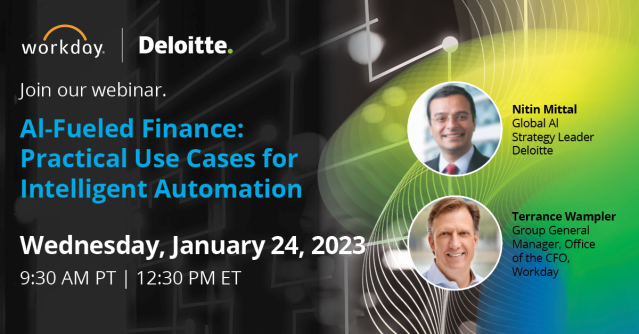 How can finance teams use AI to create value? Watch LinkedIn Live broadcast for insights from Nitin Mittal and Terrance Wampler. #WDAYChats Deloitte Workday #Nitin Mittal #Terrance Wampler deloi.tt/4b7RcAT