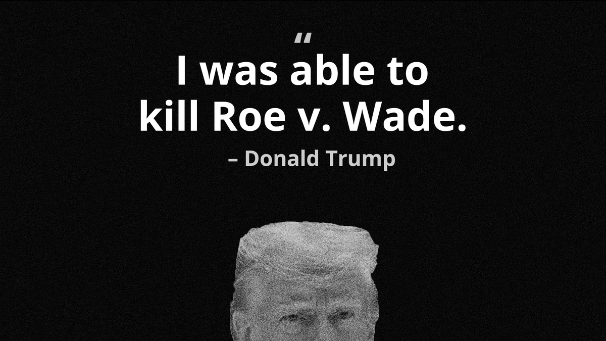 UtahDemocrats's tweet photo. As he puts it, Donald Trump “killed” Roe v. Wade. And Trump has promised to “lead the way” in passing a national abortion ban that would criminalize abortion in every state in America. This election, our fundamental freedoms will be on the ballot.
#utpol #UtahDems https://t.co/MJokxSoctM