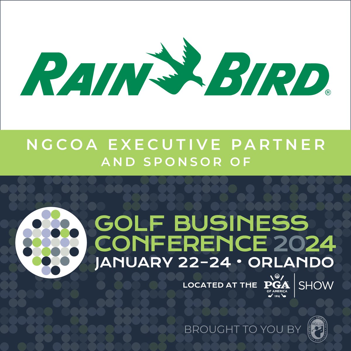 RainBirdCorp (@rainbirdcorp) on Twitter photo We’re a proud sponsor of #NGCOA’s Golf Business Conference 2024, January 22-24 in Orlando. #GBC24 is the largest annual gathering of golf course owners and operators, and is filled with education, networking and fun! <a href="/RainBirdGolf/">RainBirdGolf</a>
Learn more at bit.ly/42a4EjJ. We’re a proud sponsor of #NGCOA’s Golf Business Conference 2024, January 22-24 in Orlando. #GBC24 is the largest annual gathering of golf course owners and operators, and is filled with education, networking and fun! <a href="/RainBirdGolf/">RainBirdGolf</a>
Learn more at bit.ly/42a4EjJ.