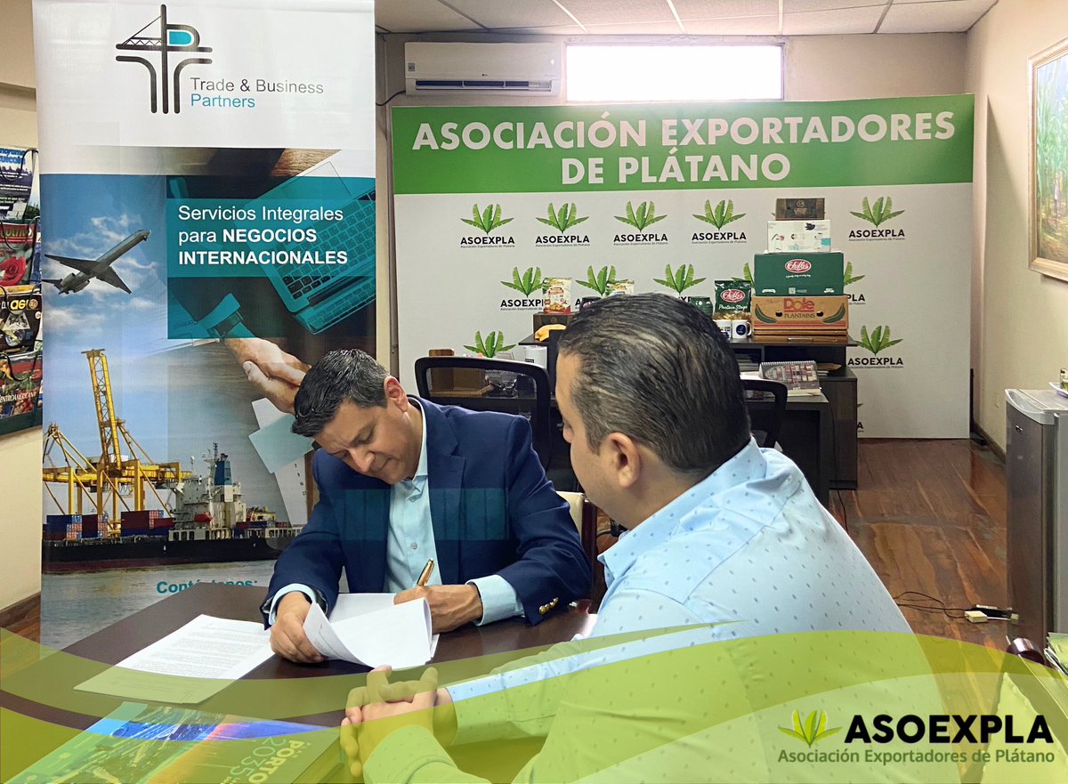 🌿Asoexpla se complace en informar la firma de un convenio estratégico con la empresa "Trade and Business Partners". Este acuerdo beneficiará a nuestros asociados, ofreciendo servicios especializados en comercio exterior, con un enfoque destacado en el acceso al mercado de EE.UU.