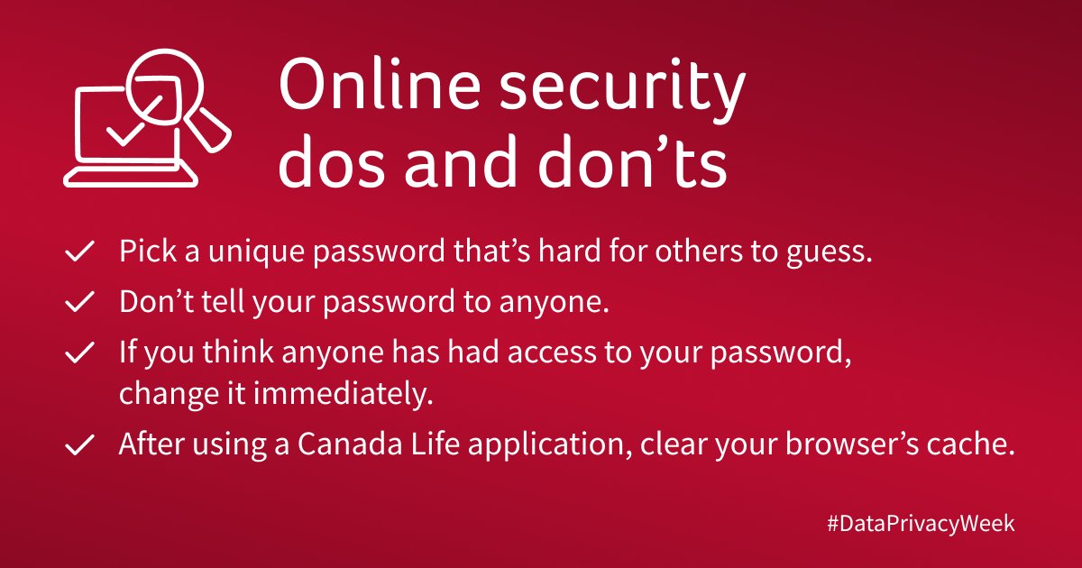 We’re committed to protecting your personal information and your online privacy. This #DataPrivacyWeek, review these tips to brush up on your online security knowledge. Want to learn more? Click here: ow.ly/6PFR50QtjUg