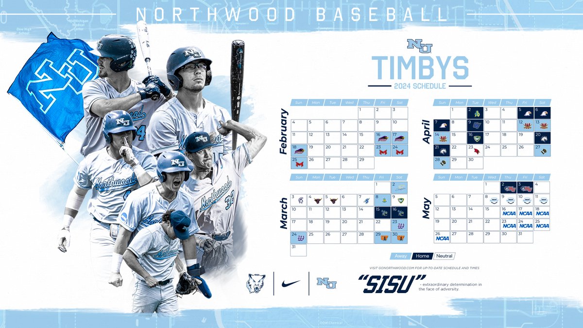 Baseball Announces 2024 Schedule gonorthwood.com/x/8pvdh