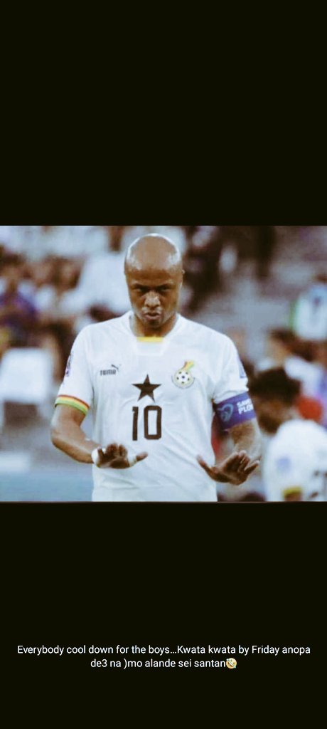 Ghana #BlackStars to Ghanaians after Ashimeru injury.
