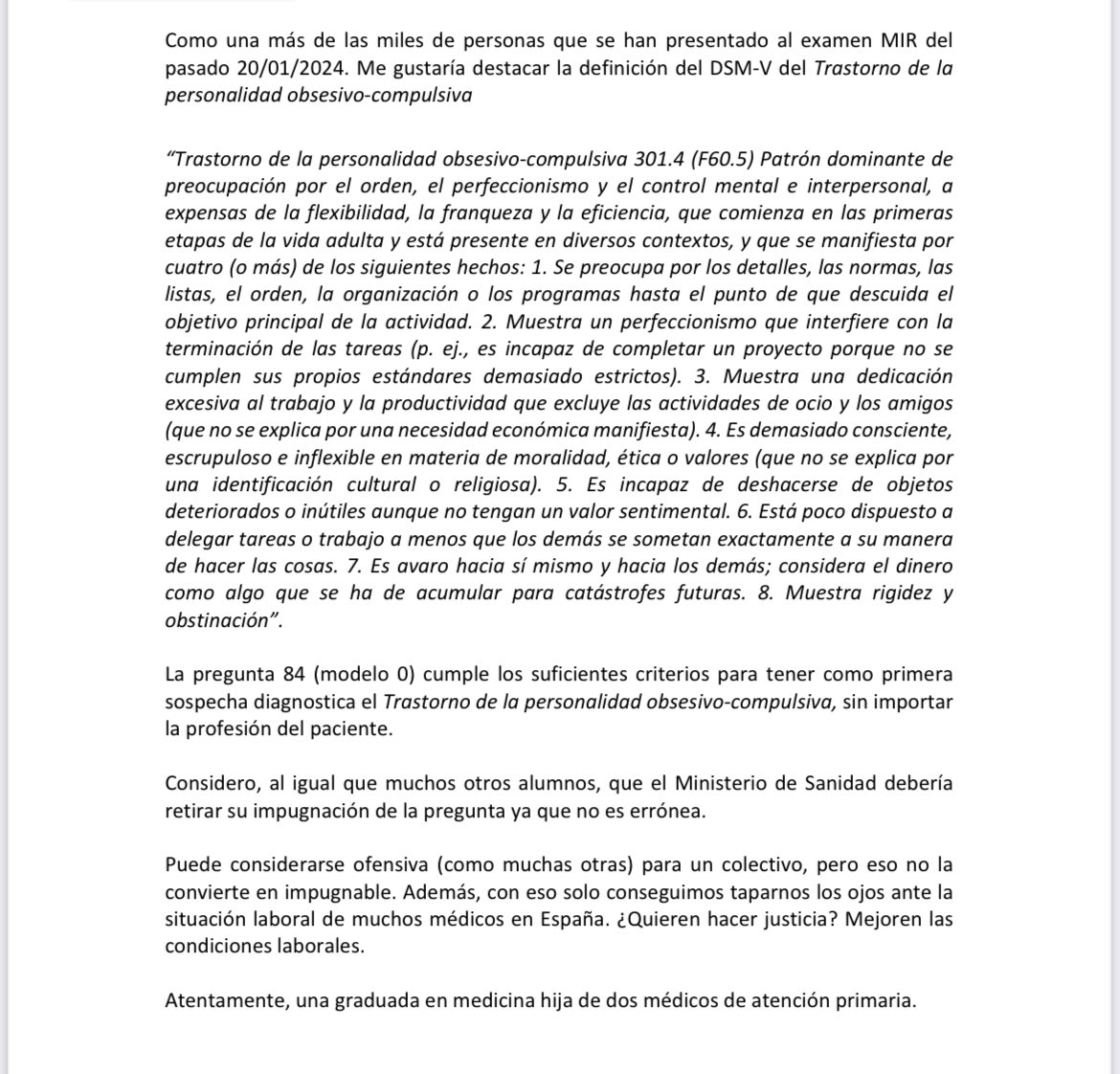 _pauuss's tweet photo. Si pudiese hablar con el @sanidadgob o quien pone el examen, les diría algo así 
@CTOMedicinaES @academiamir https://t.co/JZNAr2YYJv