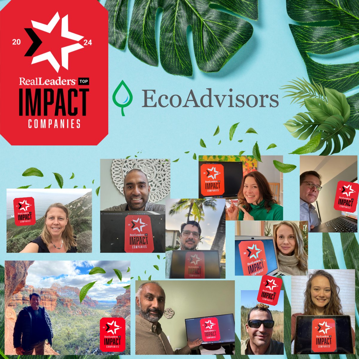 Looking to turn over a Green Leaf in 2024? Our nature-loving EcoAdvisors team is ready to help leaders 'leaf' the way towards sustainability solutions.
real-leaders.com/top-impact-com…

#RealLeadersImpactAwards #photochallenge #naturepositive #netzero #leaders #impact #sustainability