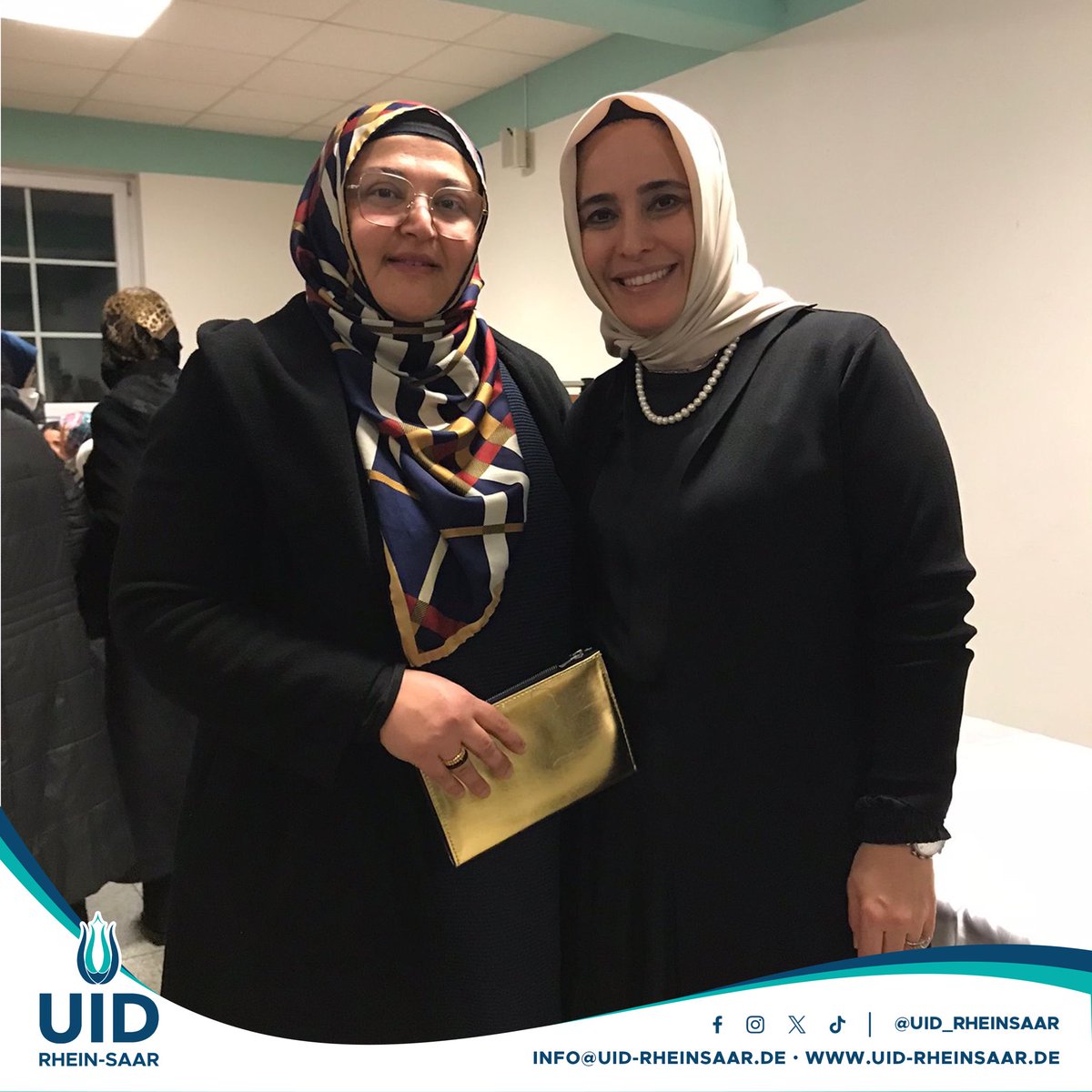 uid_rheinsaar's tweet image. 🏛️ UID REGION, KÜLTÜR &amp;amp; SANAT

UID Rhein-Saar Bölge Kültür ve Sanat başkanı Hülya Karadoğan Ingelheim Fatih Sultan Camiisinde  düzenlenen Uzm. Dr. Zübeyde Kurtoğlu’nun “Sağlıklı Yaşam Ve Egzersiz konulu Seminerine katılım sağladı.

#UID #uidrheinsaar