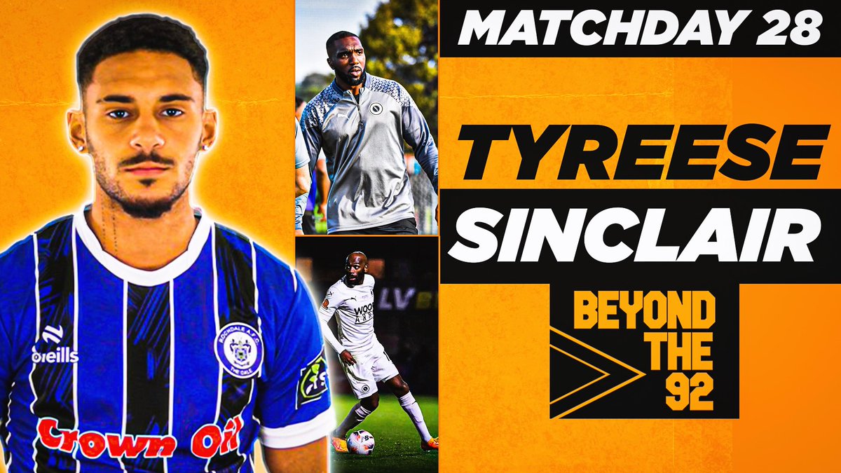 Episode out now with @officiallydale maverick Tyrese Sinclair. He currently has 9 league goals and 4 assist. One of the best players in the division right now. Hope you all enjoy! youtu.be/yXVmu7adxm4?si… #vanarama | #Rafc | @TheVanaramaNL