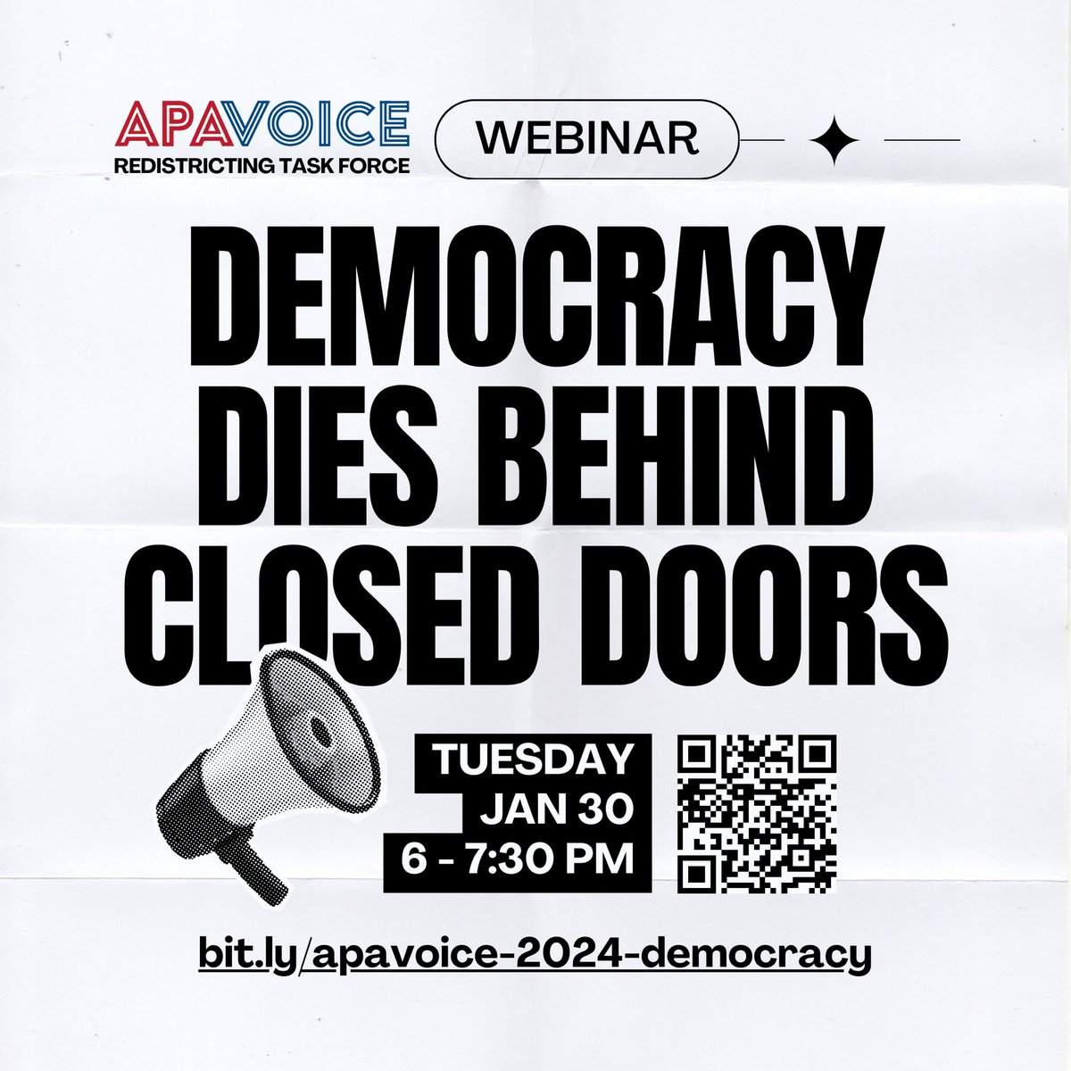 📣DID YOU KNOW, in December 2023, the state's highest court ordered the <a href="/NYS_IRC/">New York Independent Redistricting Commission</a> to redraw NY’s 26 Congressional District lines by February 28, 2024?

But will the public be allowed to weigh in on this process?
  
🗓⏰ 1/30 at 6 pm
📲🔗Register here: bit.ly/apavoice-2024-…