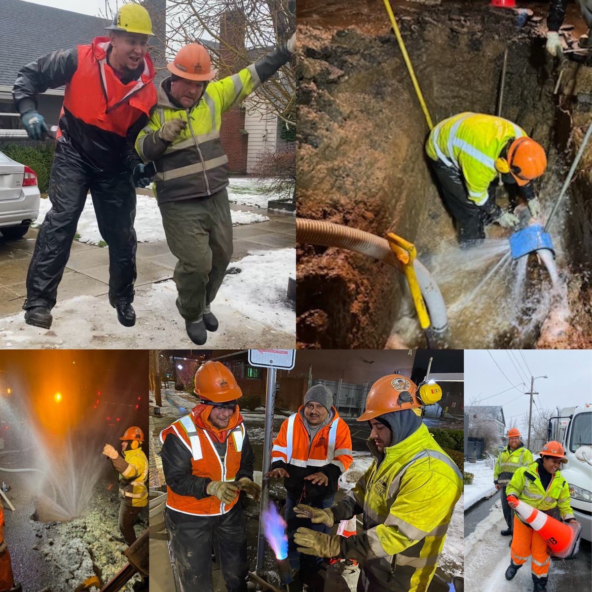 portlandwater's tweet photo. - In-city crews responded to more than 4,000 calls about emergency water shutoffs, main breaks, and frozen services. (Our emergency dispatch line received a record of a whopping 1,093 calls in one day!)

- We worked around the clock to repair 15 main breaks throughout the city. https://t.co/xh2UaRr0ns
