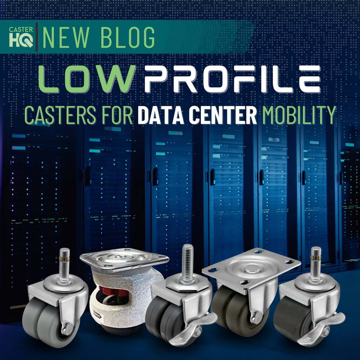 Unlock the secret to a more productive data center with CasterHQ's Low Profile Casters! Discover how our innovative solutions enhance efficiency, safety, and adaptability in data center operations. Stay ahead in IT infrastructure management. Read our latest blog!