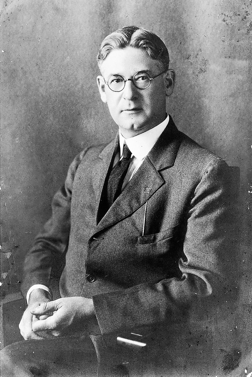 #OTD 100 years ago, Clemson’s fifth president, Walter M. Riggs, dies. Riggs is credited with establishing Clemson as one of the leading land-grant institutions during his tenure as president, and also coached it's first football team in 1896.