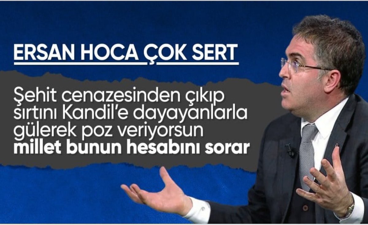 Ersan Şen, Özgür Özel'e ateş püskürdü! 'Şehit cenazesinden çıkıp o partiye gidemezsin' ⁉️