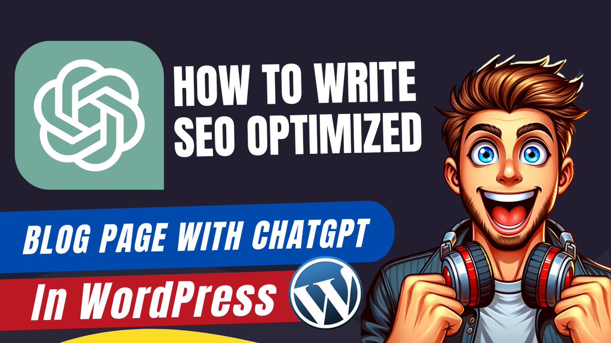 JustDreamItMedi's tweet photo. Unlock the secrets of SEO-optimized blogging in WordPress with ChatGPT! 🚀 Check out our latest tutorial on YouTube and elevate your content game today. 📊 #SEO #ChatGPT #WordPress #ContentWriting #BloggingTips 📝 Watch now: https://t.co/h7JdJe2cQA via @YouTube https://t.co/MmWZI8KOFz