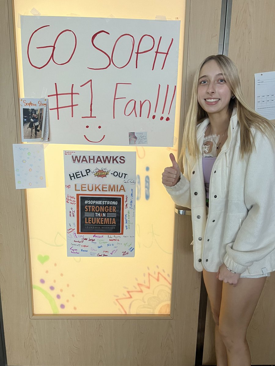 Thank you Waterloo west for all the support and fundraising last week at the bowling meet! I can’t wait to be back 🧡 <a href="/WaterlooWest/">West High School</a> #sophiestrong