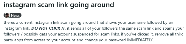 datawrangler2's tweet photo. @Hobi64844007
⚠️
Du scheinst da so`n SCAM/Bot mit rumzuschleppen, anders kann ich mir die "Insta" Einladung nicht erklären.
Tip:
Lösch deine Daten aus allen Listen.
Du scheinst da irgendwo reingeraten zu sein..
#InstaScam #Bot #Scam #InstagramScam https://t.co/dQ9KMiafER