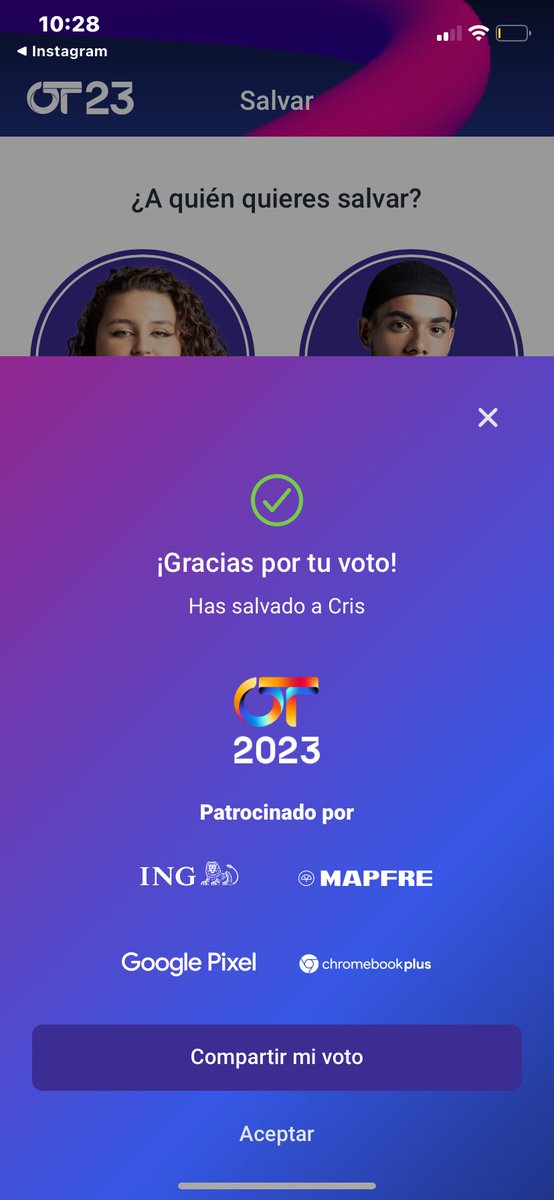 graahaamss's tweet photo. VOTO EXTRA, ya saben que hacer.
#SalvarCris #OT2023 #OTGala8 https://t.co/3gs8xPGwzm