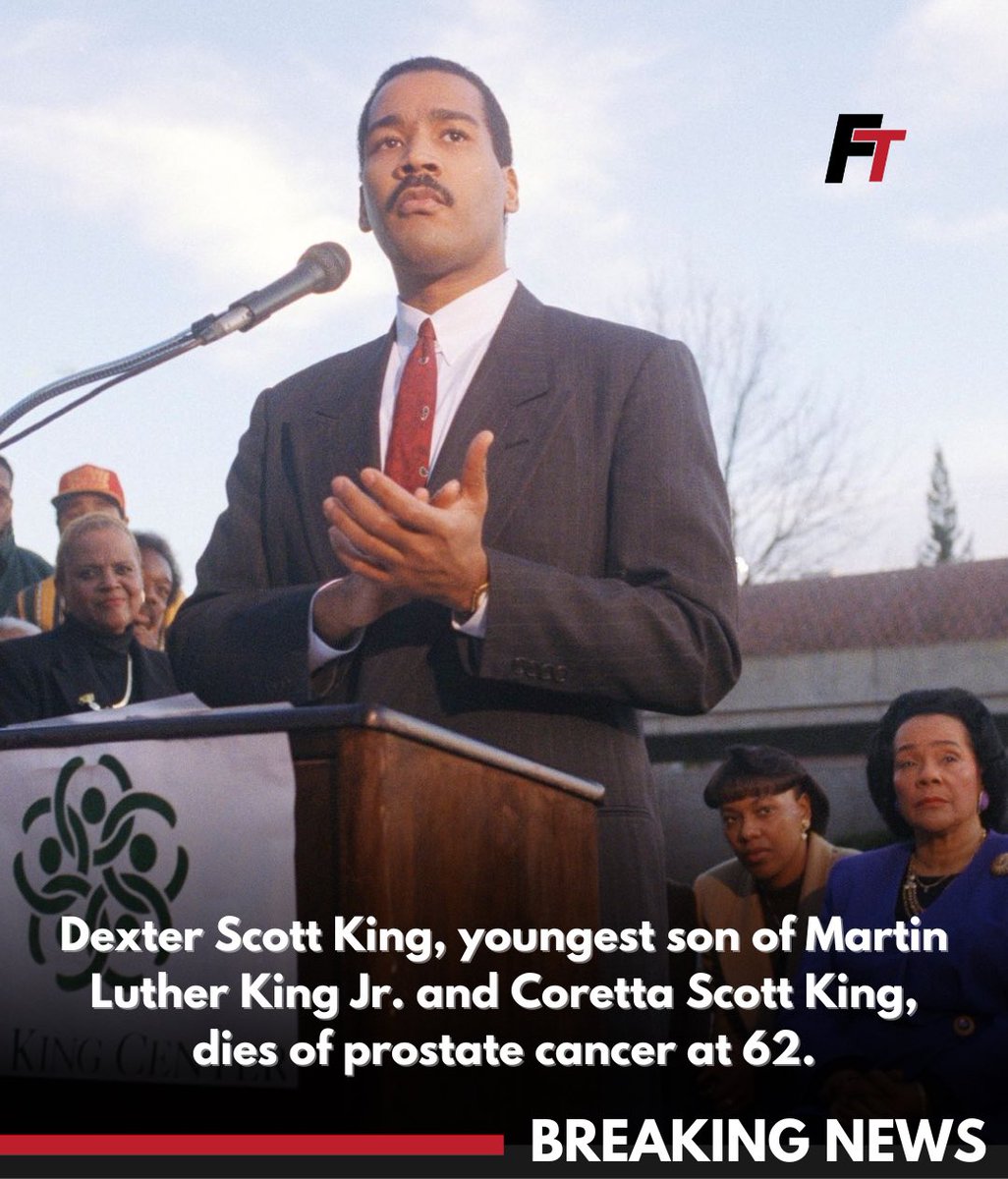 BREAKING NEWS - Son of civil rights leader Dr. Martin Luther King Jr. and Coretta Scott King died at his California home after battling prostate cancer. His wife, Leah Weber King, said that her husband “transitioned peacefully in his sleep at home with me in Malibu.”