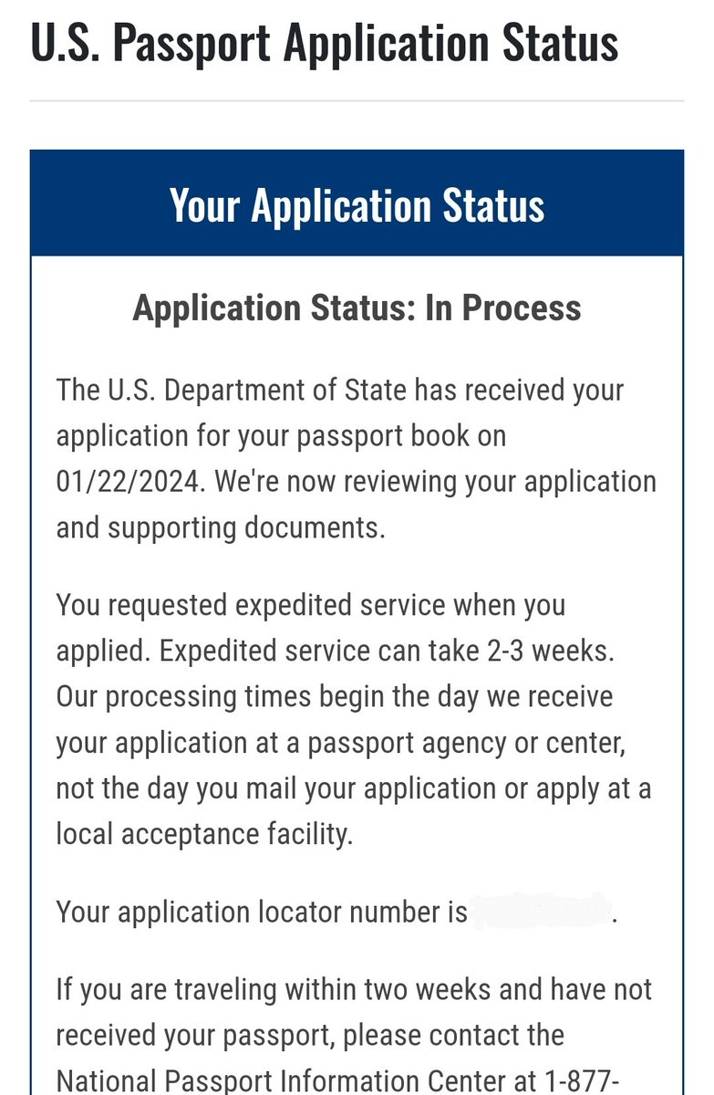caramelbrown79's tweet image. I've been waiting patiently for a status change. 🙌🏾
Paying more to get it expedited was a no-brainer cos I'll need it SOON.
#Passport
#InProcess