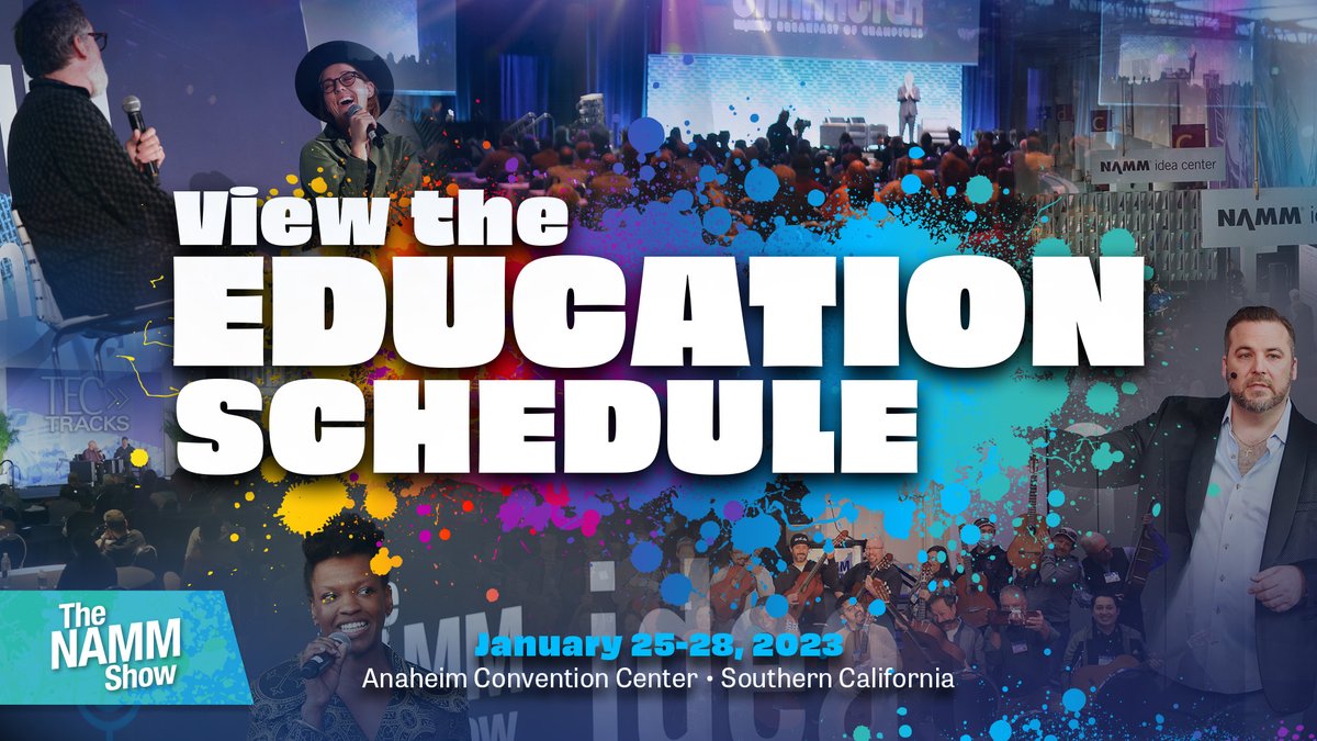 Just a couple of days until I leave for NAMM 2024!! If you're in town, come check out my workshop on Sunday (1/28) from 9:30-10:30am in room 212A - 'Effective Music Tech Activities & Projects to Support SEL'! #NAMMShow #NAMM2024 @NAMMFoundation