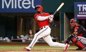 KenPhelpsTeam's tweet photo. Texas rightfielder ADOLIS GARCIA is an example of a Ken Phelps team player. He was unwanted until age 28. https://t.co/dbcDm7NJTX https://t.co/uFYVXMOlFR